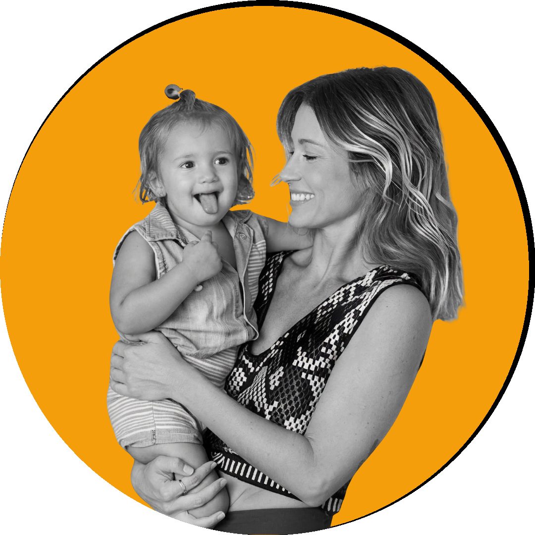 Juliana Didone com seu bebê